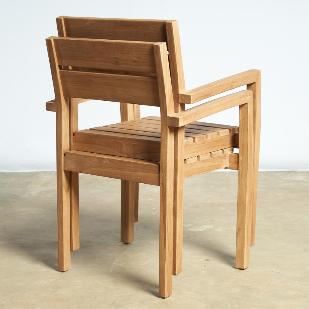 Ensemble table extensible de jardin et 8 chaises en teck