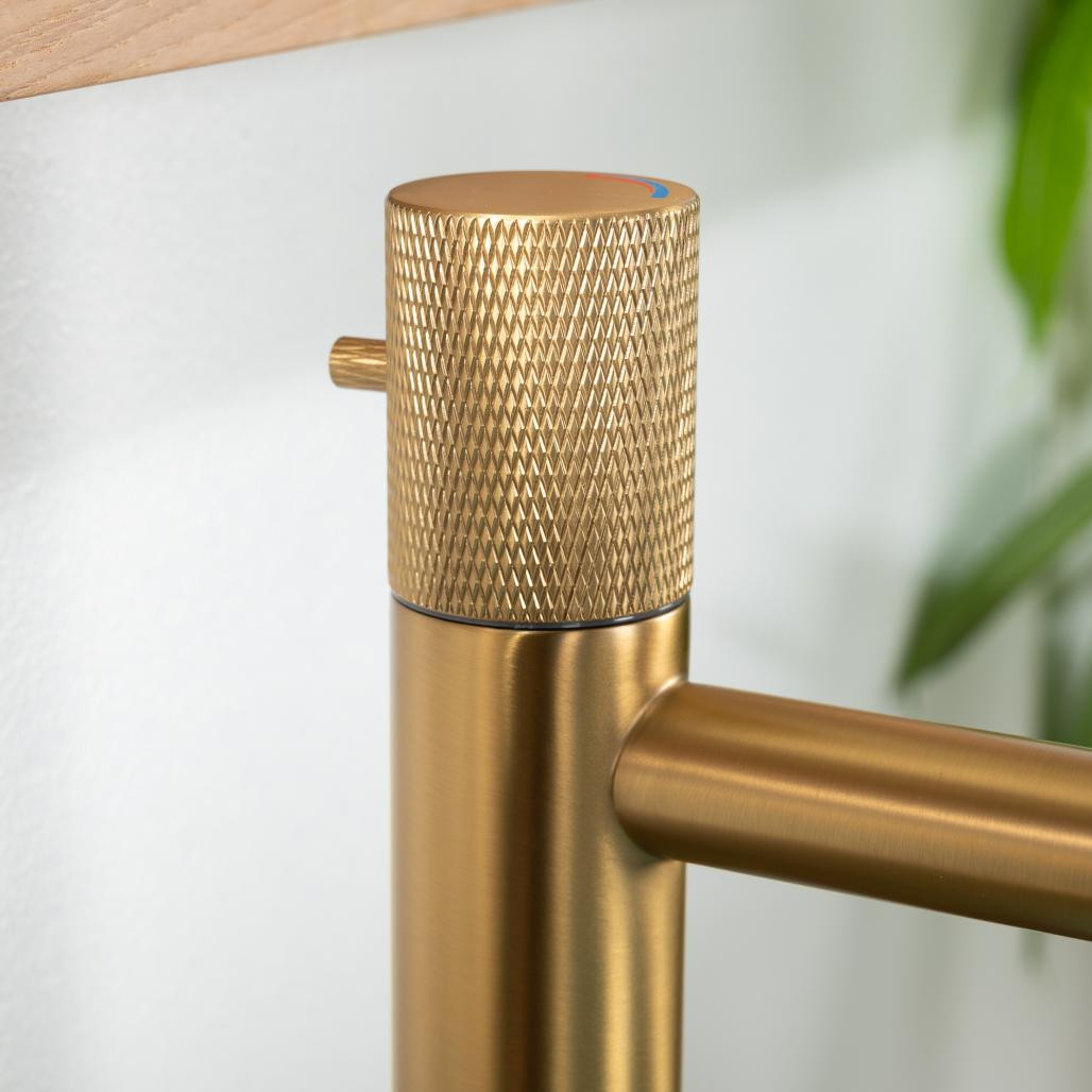 Robinet mitigeur progressif Irminio or brossé Robinet mitigeur progressif Irminio or brossé