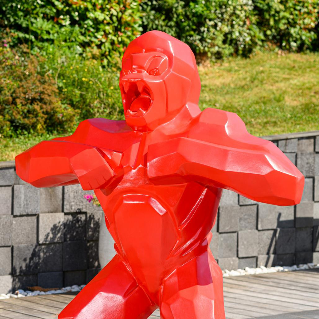 Statue gorille kong rouge 150 cm Statue gorille kong rouge 150 cm