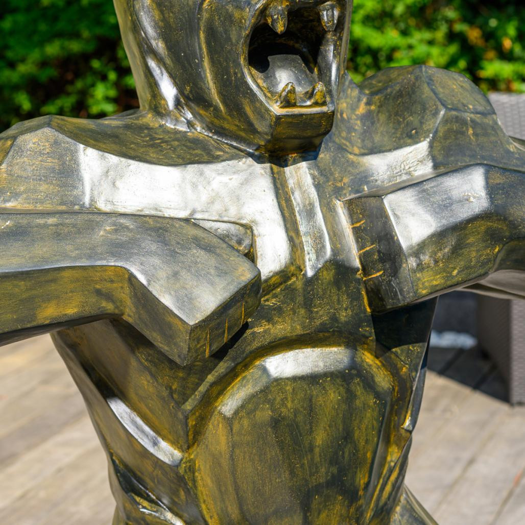 Statue gorille kong black antique 150 cm Statue gorille kong black antique 150 cm