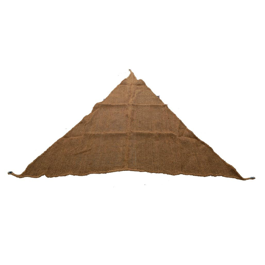 Voile d'ombrage triangulaire en coco 3,5 x 3,5m Voile d'ombrage triangulaire en coco 3,5 x 3,5m