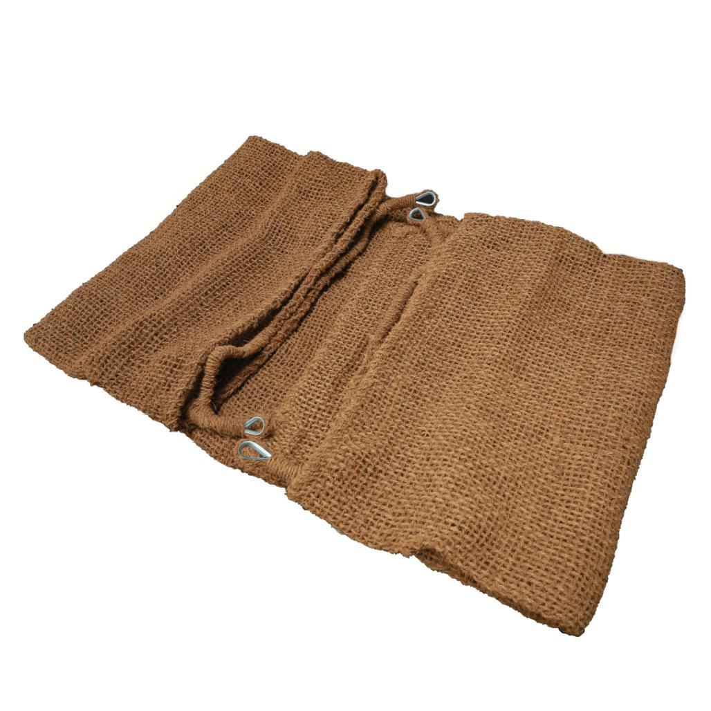 Voile d'ombrage en coco à suspendre 3x3 Voile d'ombrage en coco à suspendre 3x3