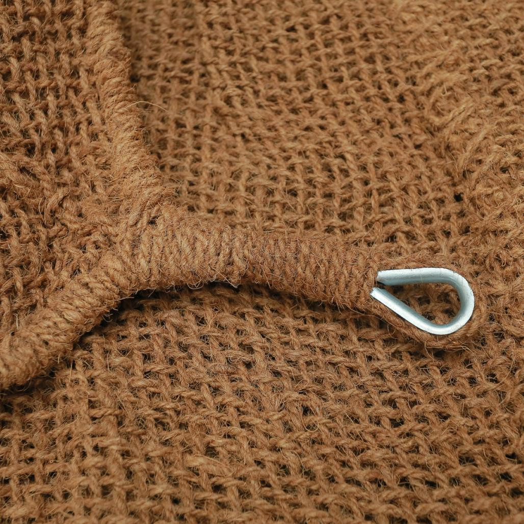 Voile d'ombrage en coco à suspendre 3x3 Voile d'ombrage en coco à suspendre 3x3