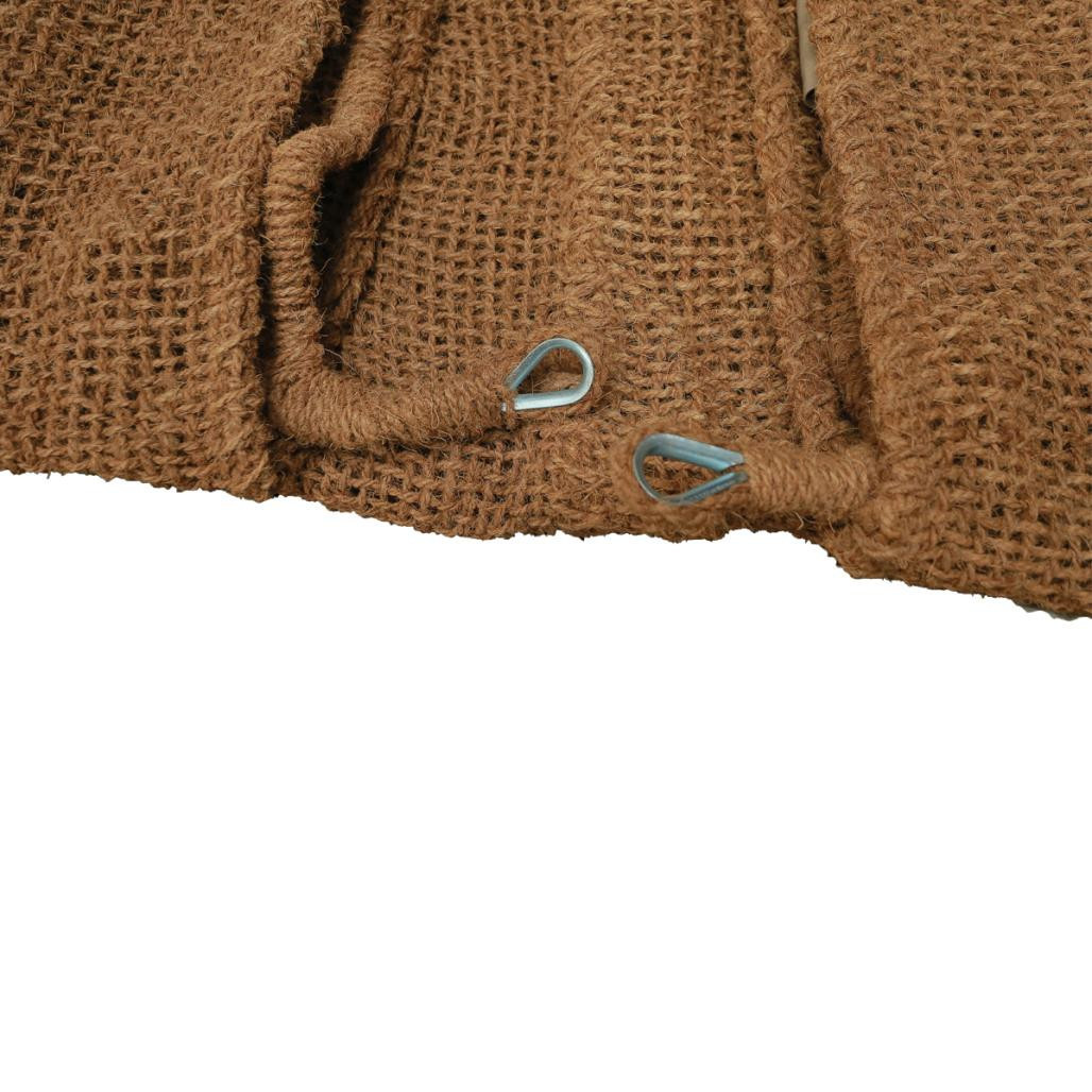 Voile d'ombrage en coco à suspendre 3x3 Voile d'ombrage en coco à suspendre 3x3