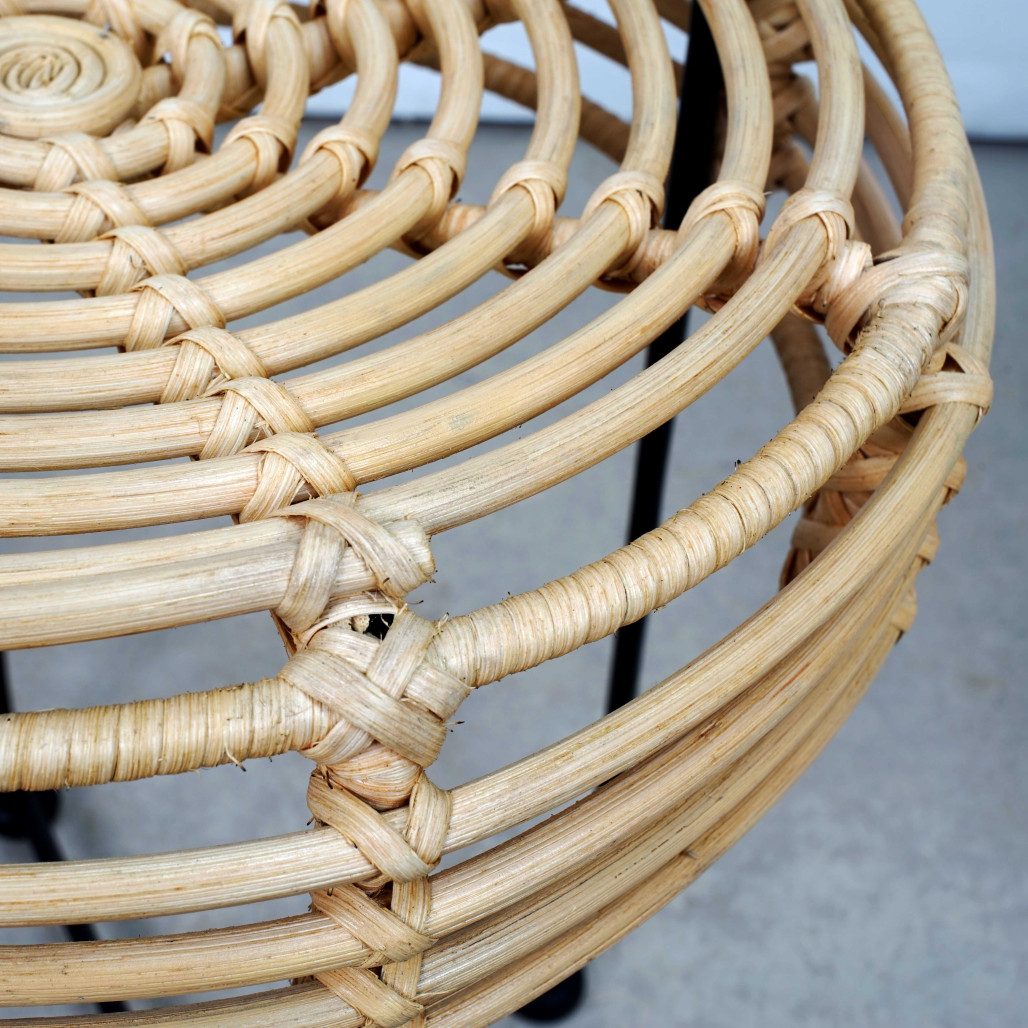 Table basse en rotin Emma