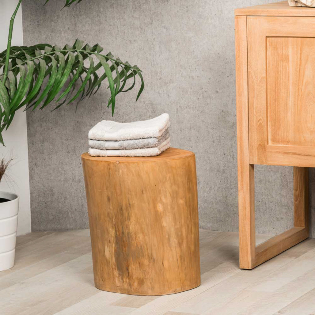 Tabouret en bois en racine de teck LODGE Tabouret en bois en racine de teck LODGE