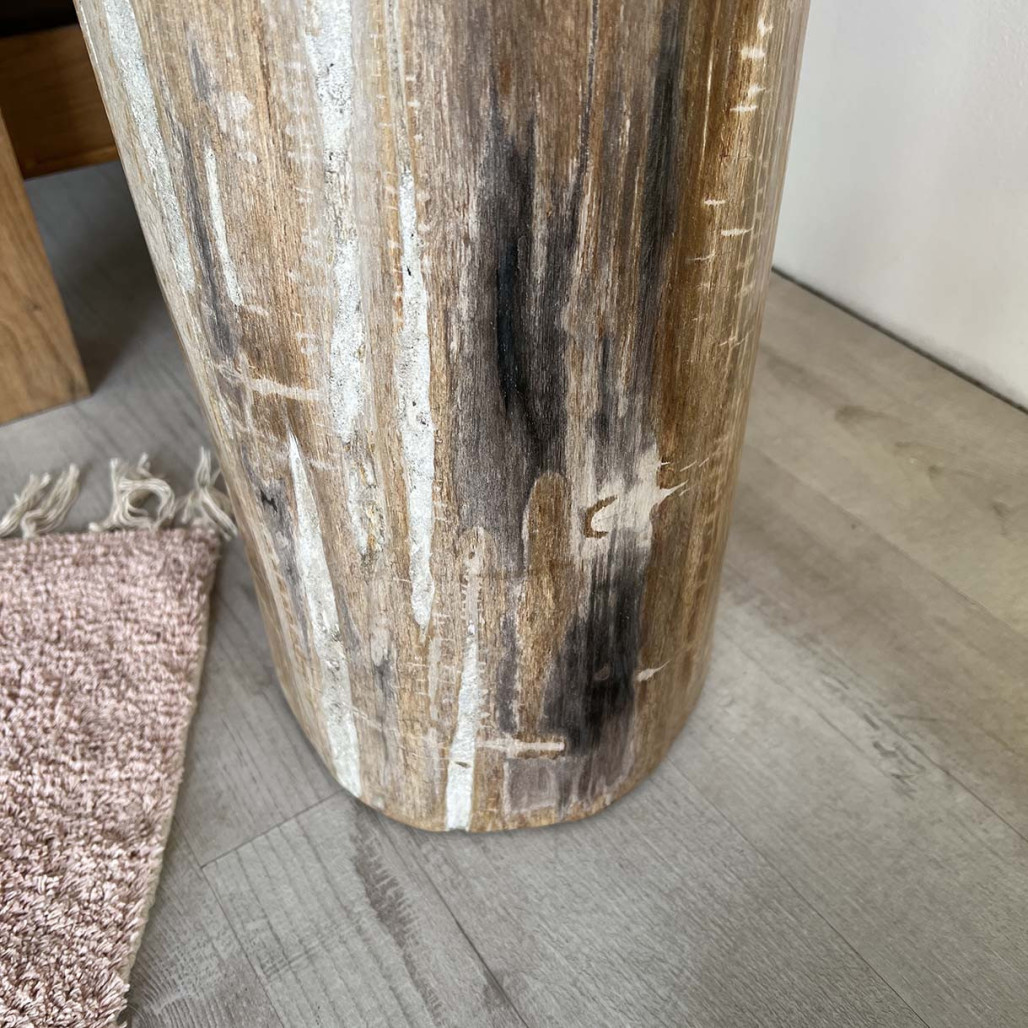 pouf bois pétrifié fossilisé - Wanda collection pouf bois pétrifié fossilisé - Wanda collection