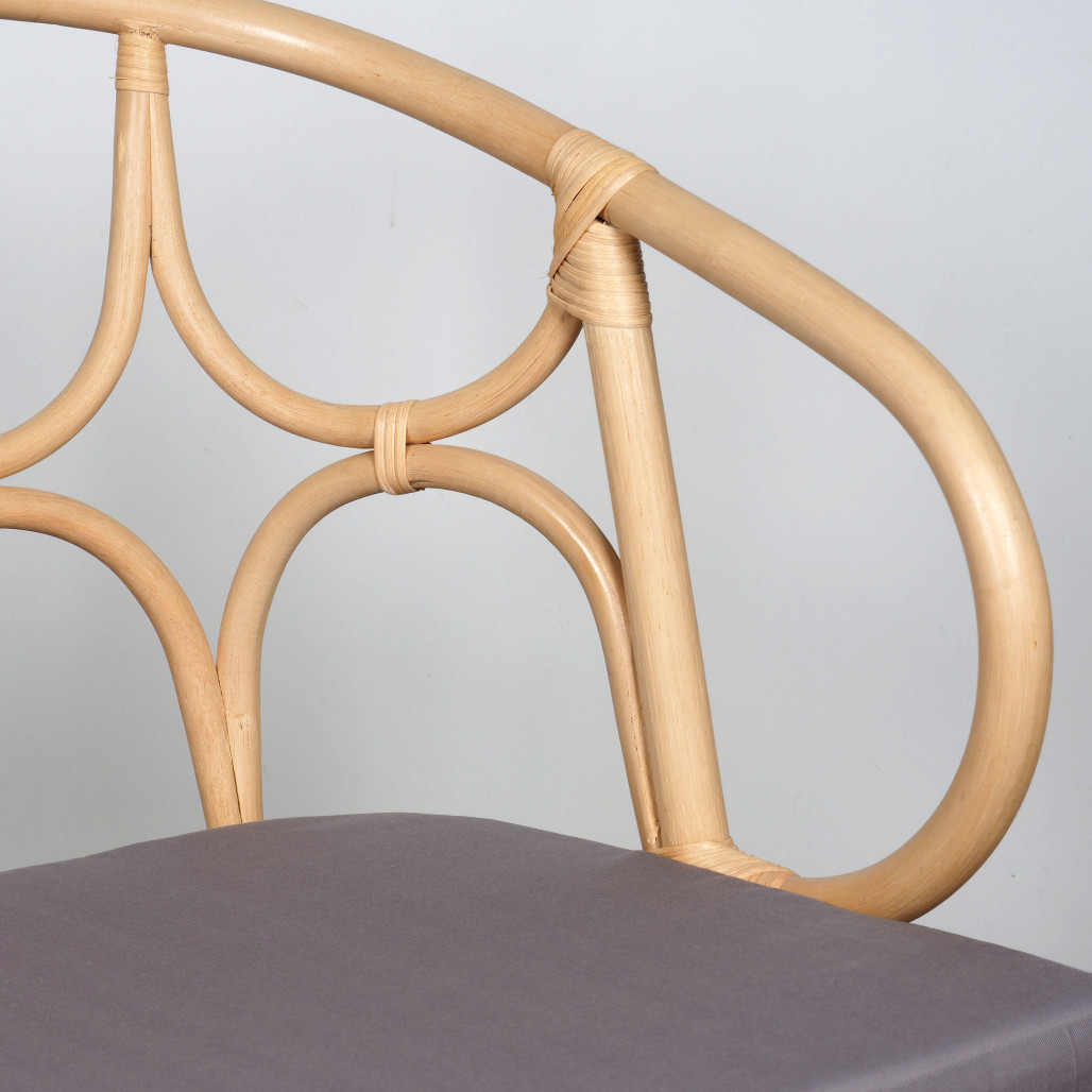 Banc en rotin pour le jardin Ilan Banc en rotin pour le jardin Ilan