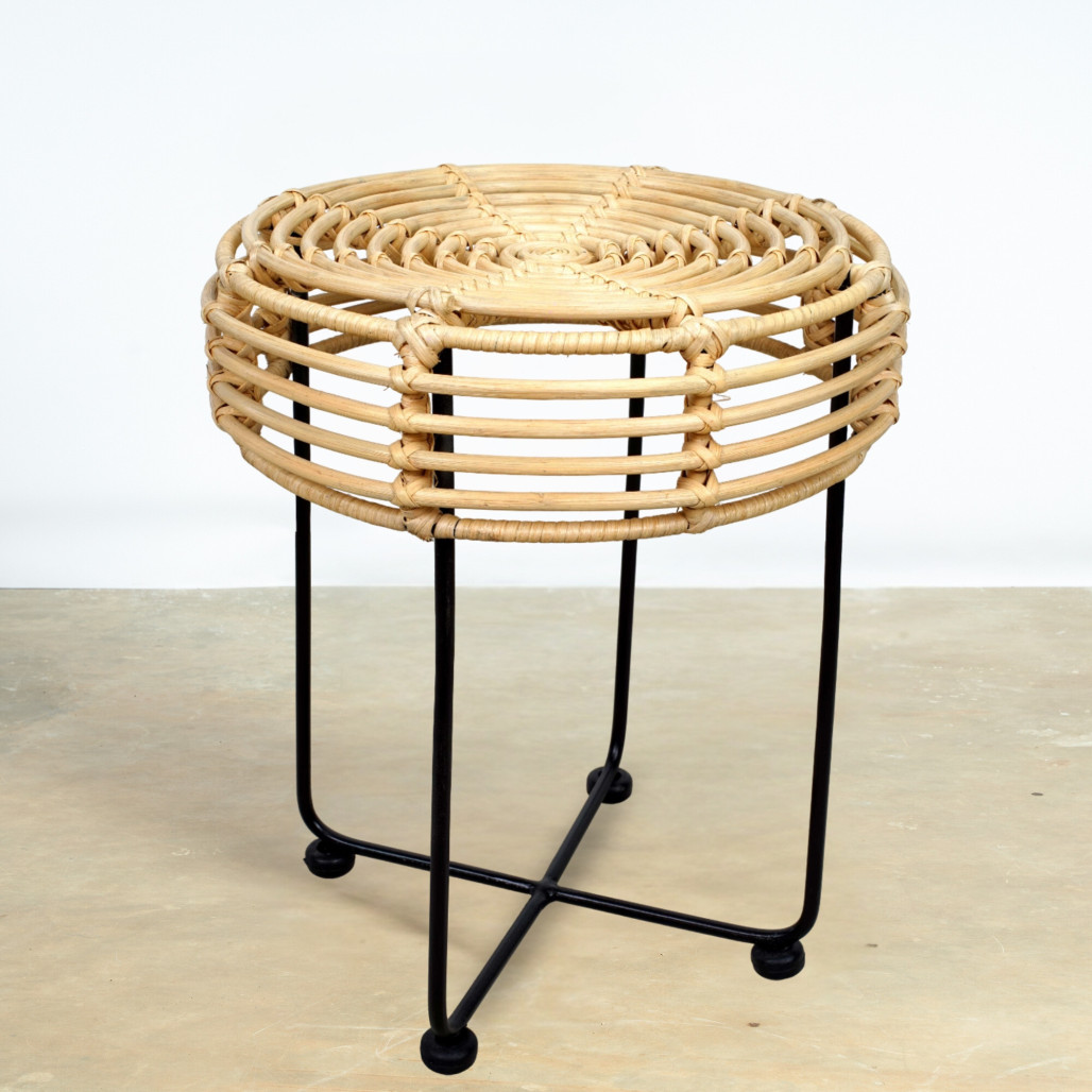 Table basse en rotin Emma