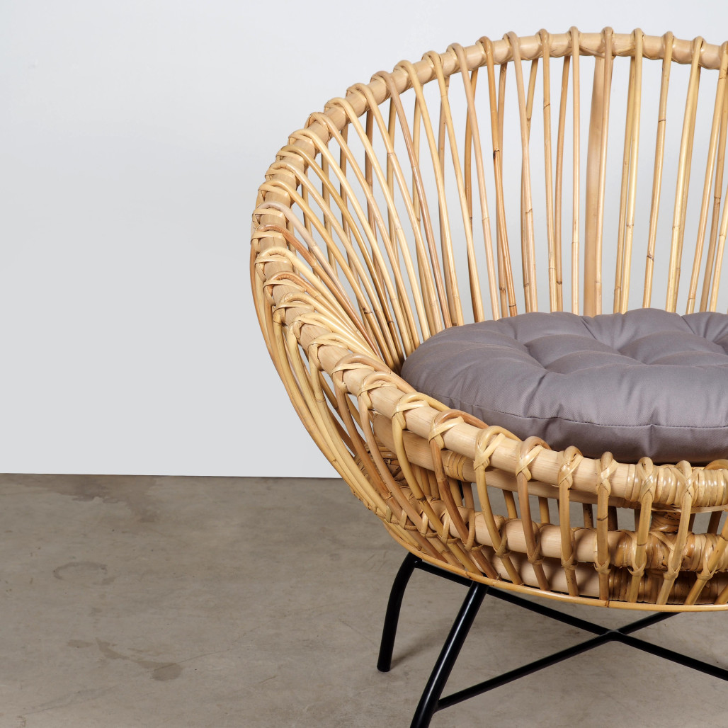 Fauteuil en rotin jardin Eloise Fauteuil en rotin jardin Eloise