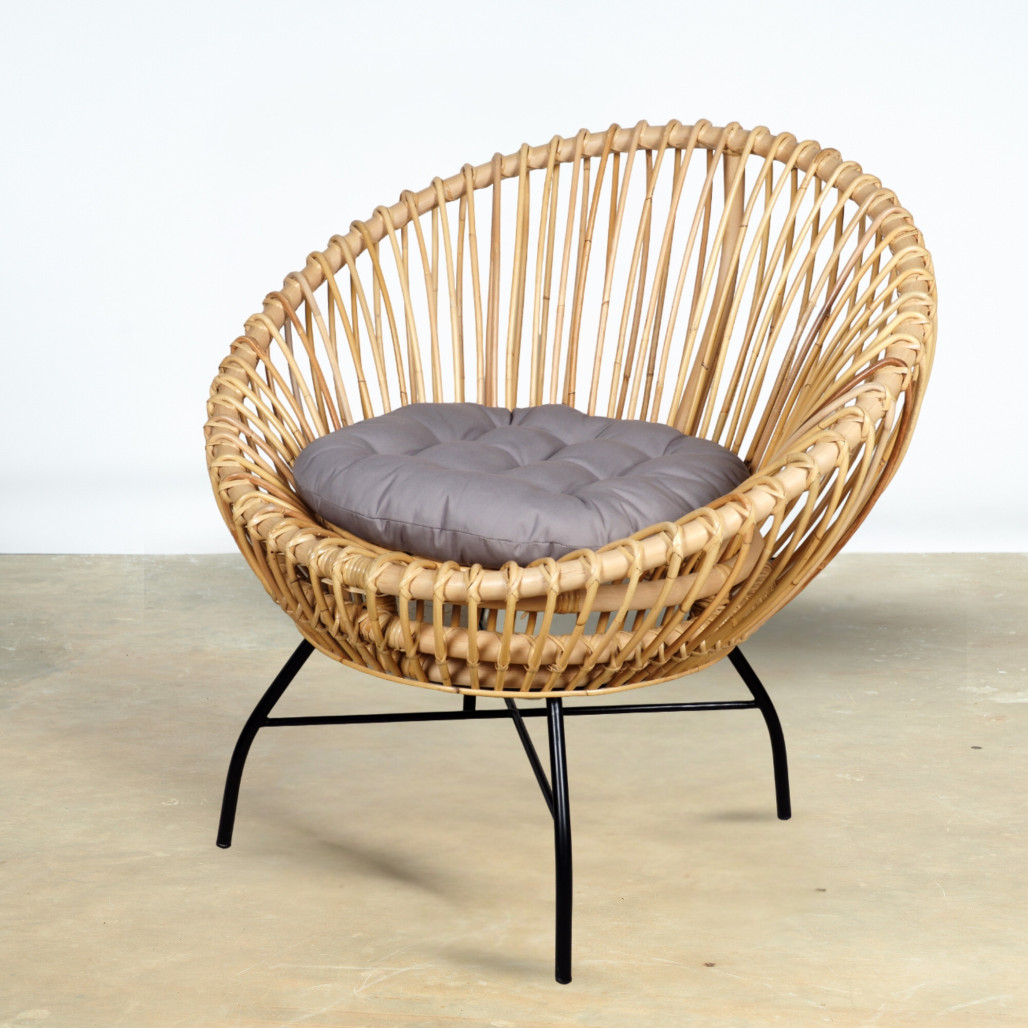 Fauteuil en rotin jardin Eloise Fauteuil en rotin jardin Eloise