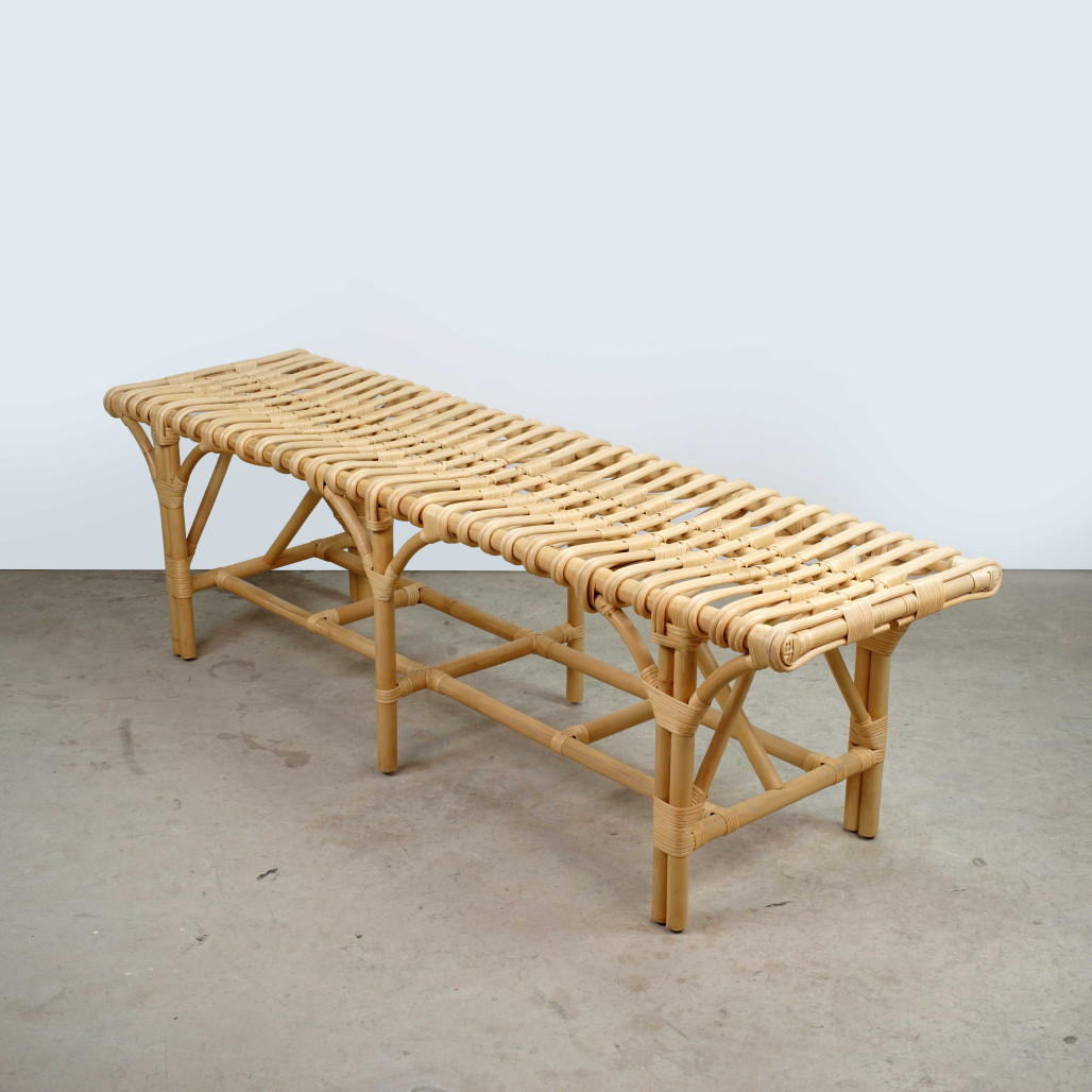 Banc en rotin pour le jardin Timano- Wanda collection