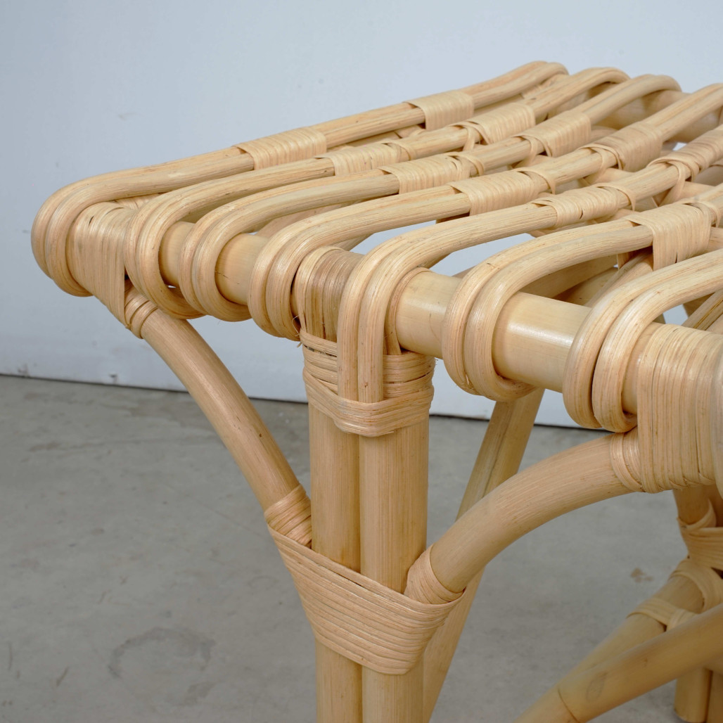 Banc en rotin pour le jardin Timano- Wanda collection