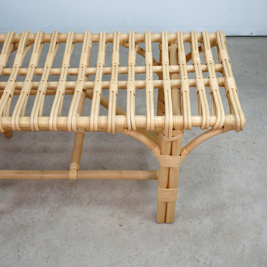 Banc en rotin pour le jardin Timano- Wanda collection