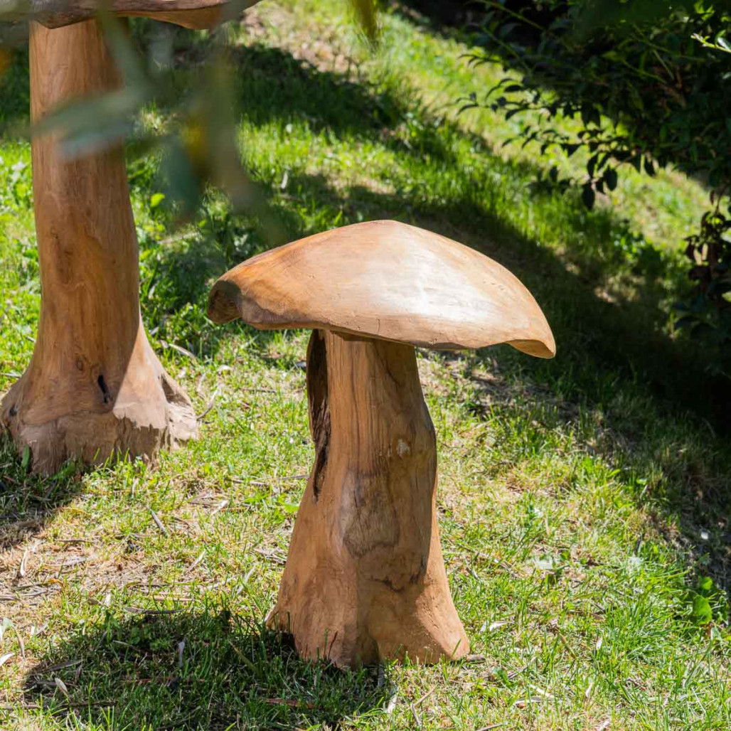 Champignon déco pour jardin en bois Champignon déco pour jardin en bois