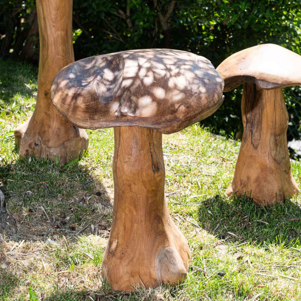 Champignon déco pour jardin en bois Champignon déco pour jardin en bois