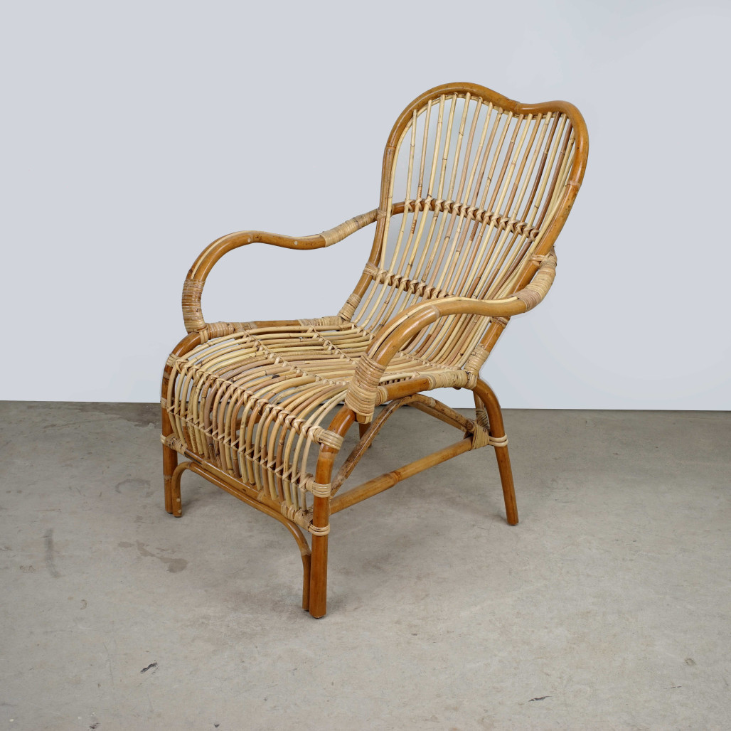 Fauteuil de jardin en rotin Kiran