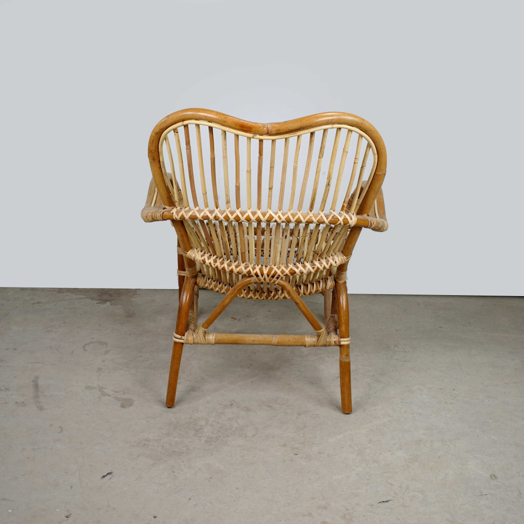 Fauteuil de jardin en rotin Kiran