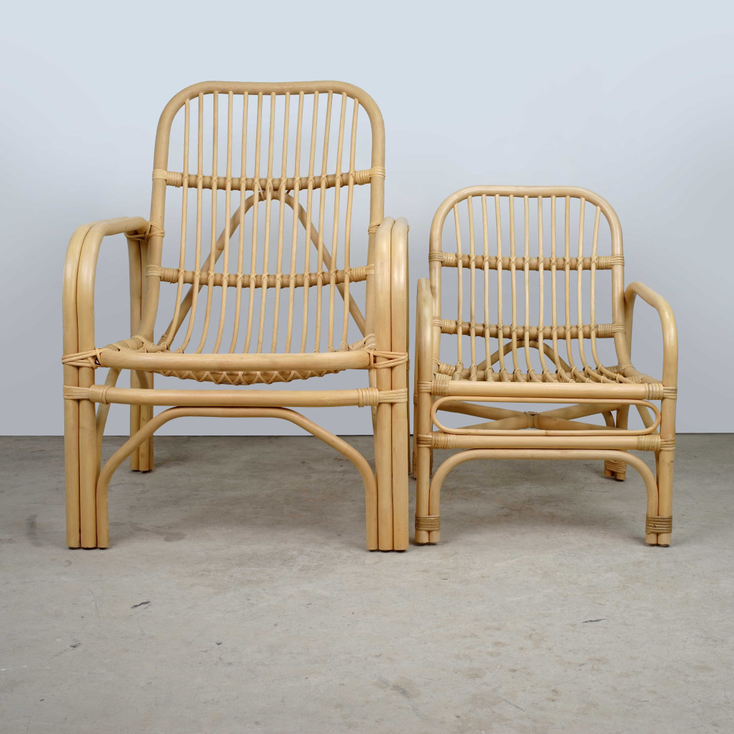 Fauteuil enfant en rotin de jardin Luisa Fauteuil enfant en rotin de jardin Luisa