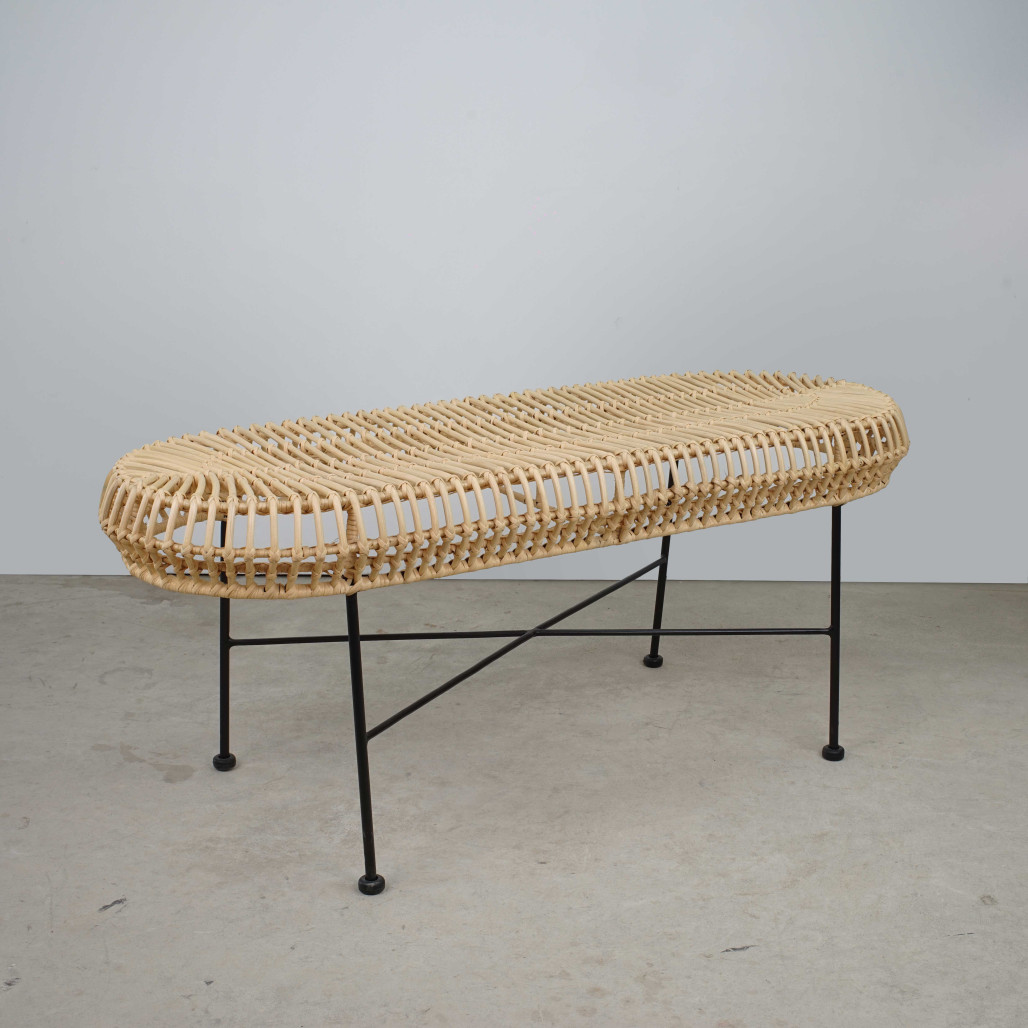 Banc en rotin pour le jardin Broocke - Wanda collection Banc en rotin pour le jardin Broocke - Wanda collection