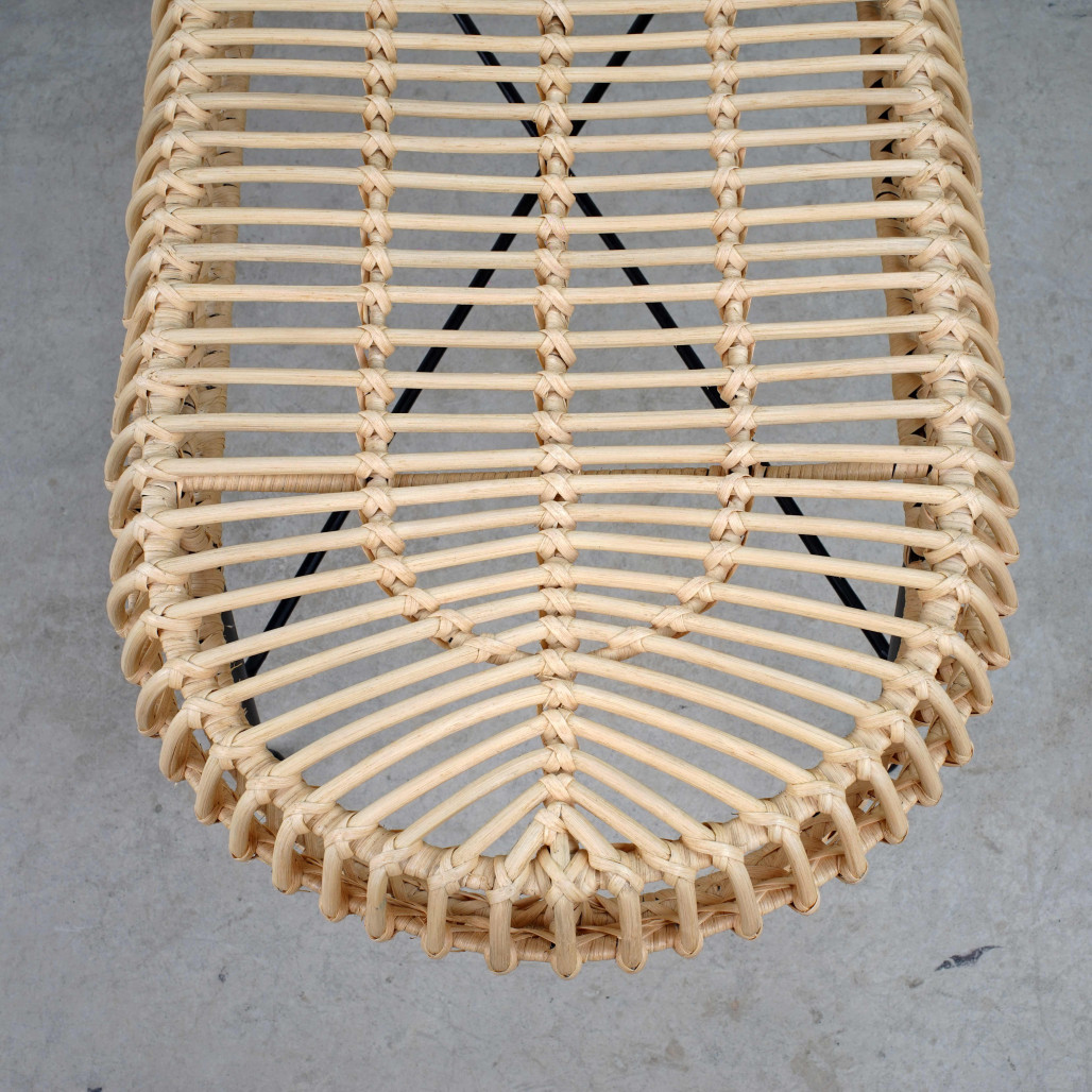 Banc en rotin pour le jardin Broocke - Wanda collection Banc en rotin pour le jardin Broocke - Wanda collection