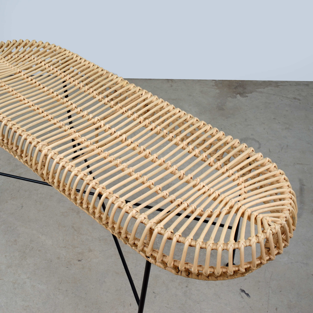 Banc en rotin pour le jardin Broocke - Wanda collection Banc en rotin pour le jardin Broocke - Wanda collection