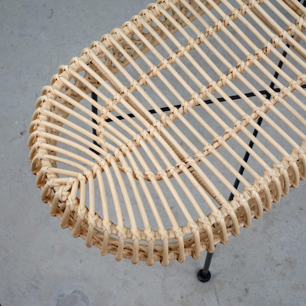 Banc en rotin pour le jardin Broocke - Wanda collection Banc en rotin pour le jardin Broocke - Wanda collection