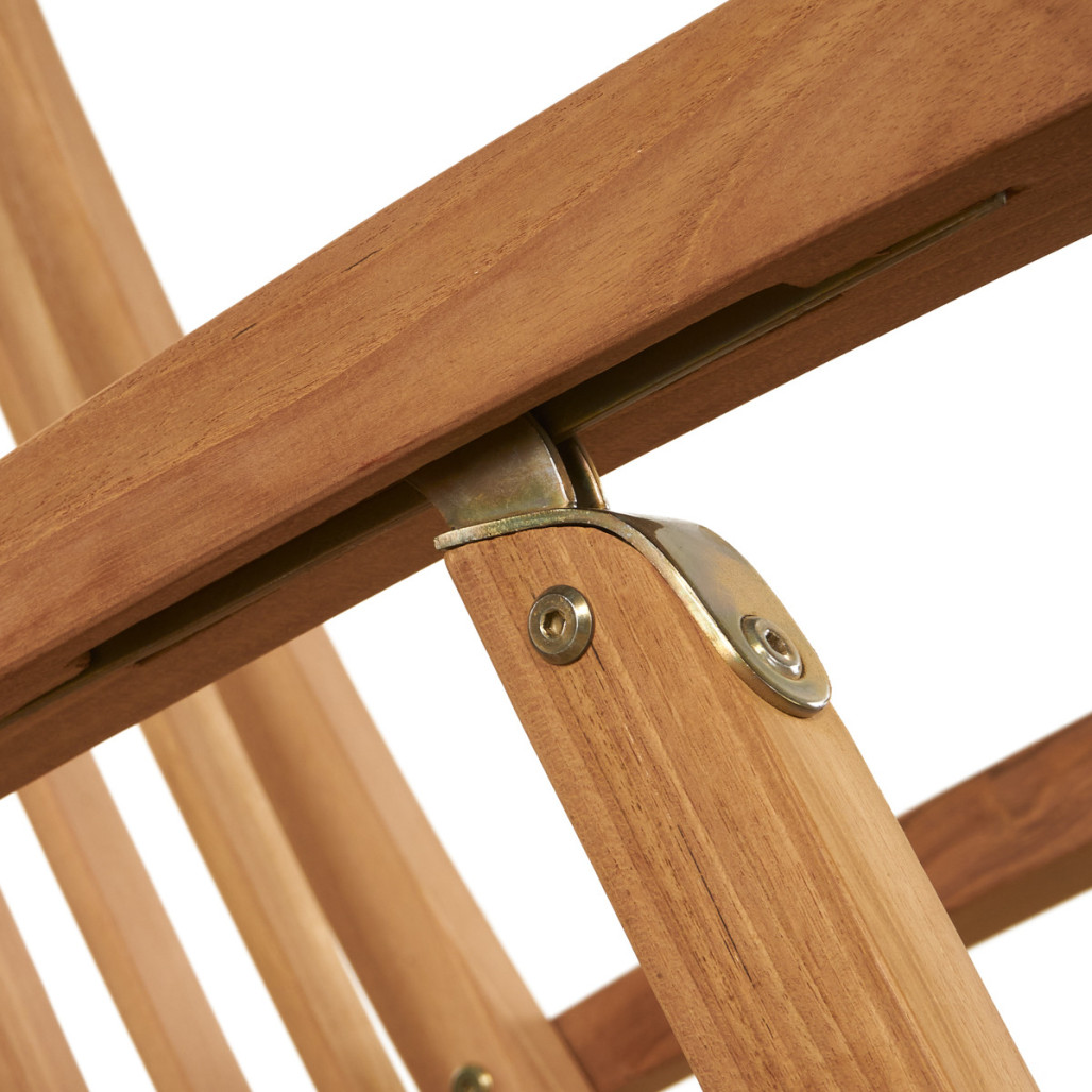 Transat en teck massif Audrey