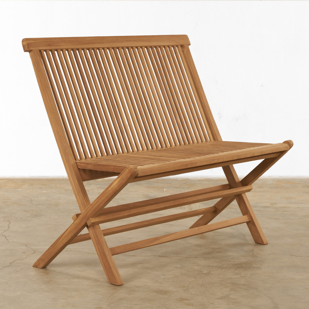 Banc de jardin en teck pliant Audrey Banc de jardin en teck pliant Audrey