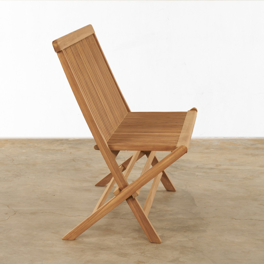 Banc de jardin en teck pliant Audrey Banc de jardin en teck pliant Audrey