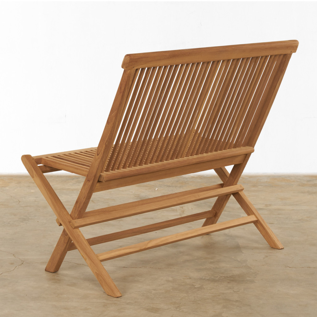 Banc de jardin en teck pliant Audrey Banc de jardin en teck pliant Audrey