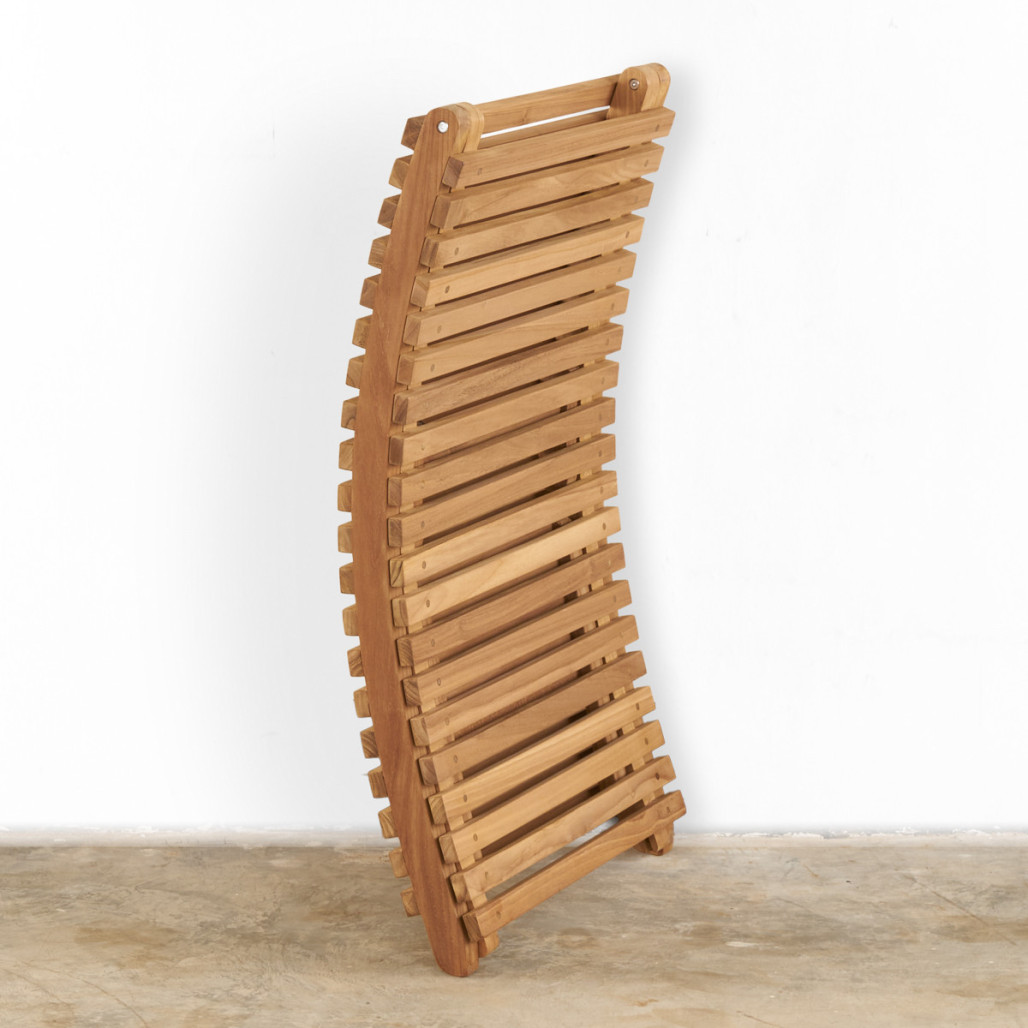 Transat pliant en teck massif Swell Transat pliant en teck massif Swell