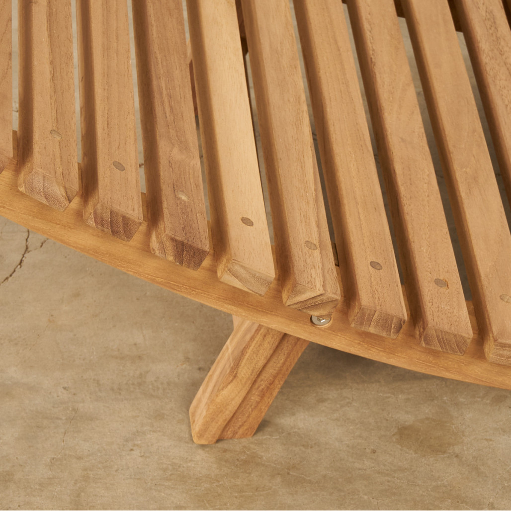 Transat pliant en teck massif Swell Transat pliant en teck massif Swell