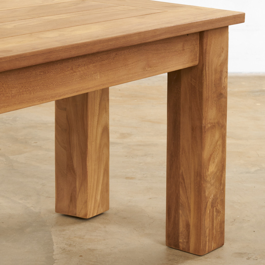 Banc de jardin en teck massif Matado 130 cm Banc de jardin en teck massif Matado 130 cm