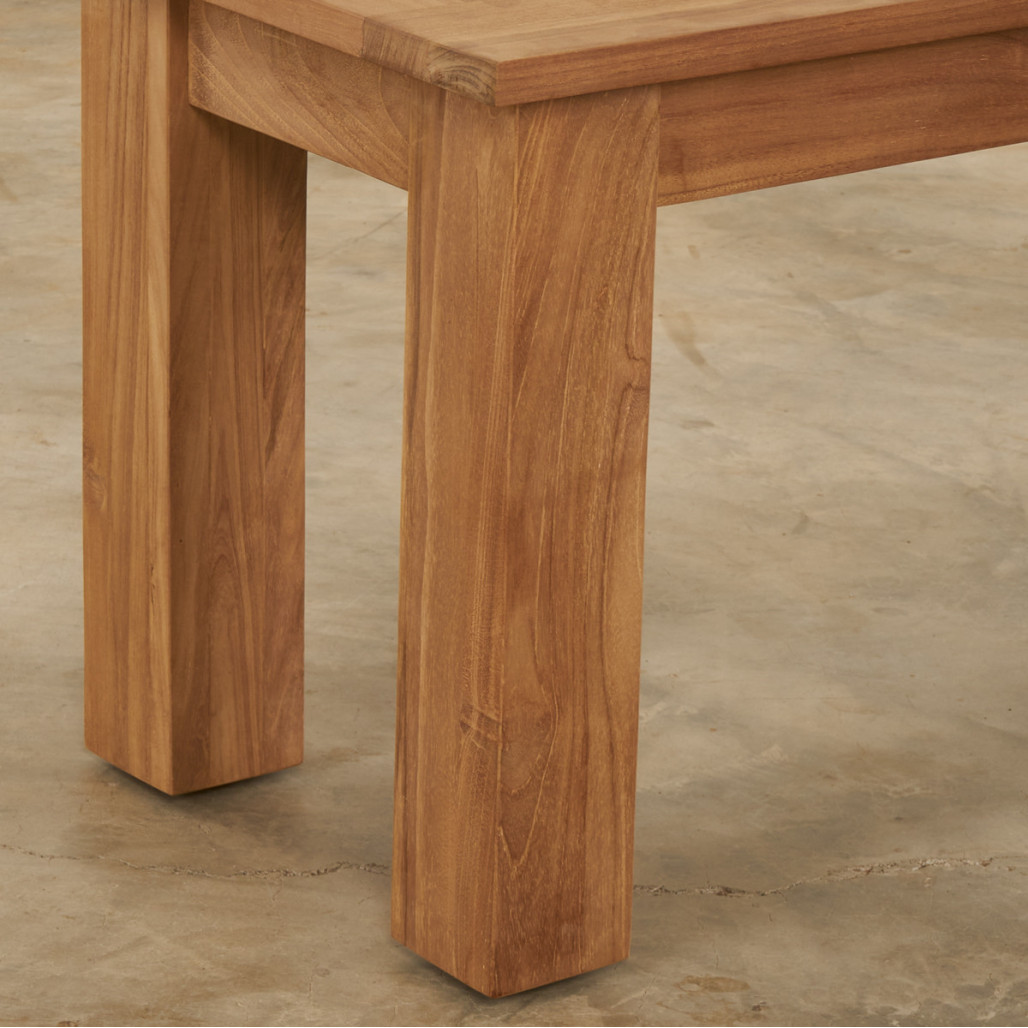 Banc de jardin en teck massif Matado 100 cm Banc de jardin en teck massif Matado 100 cm