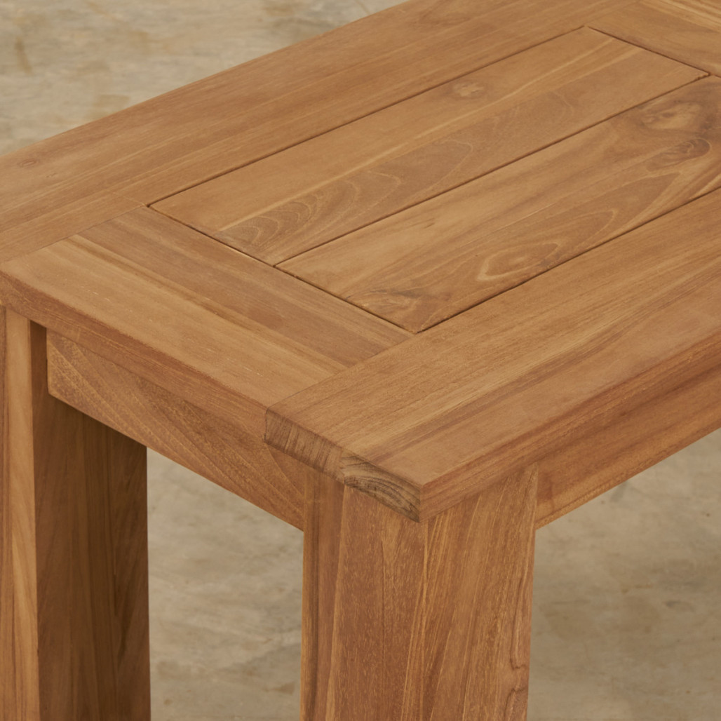 Banc de jardin en teck massif Matado 100 cm Banc de jardin en teck massif Matado 100 cm