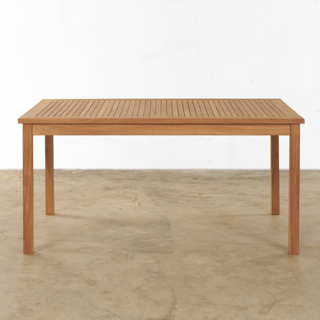 Table de jardin en teck massif 150 Frida Table de jardin en teck massif 150 Frida