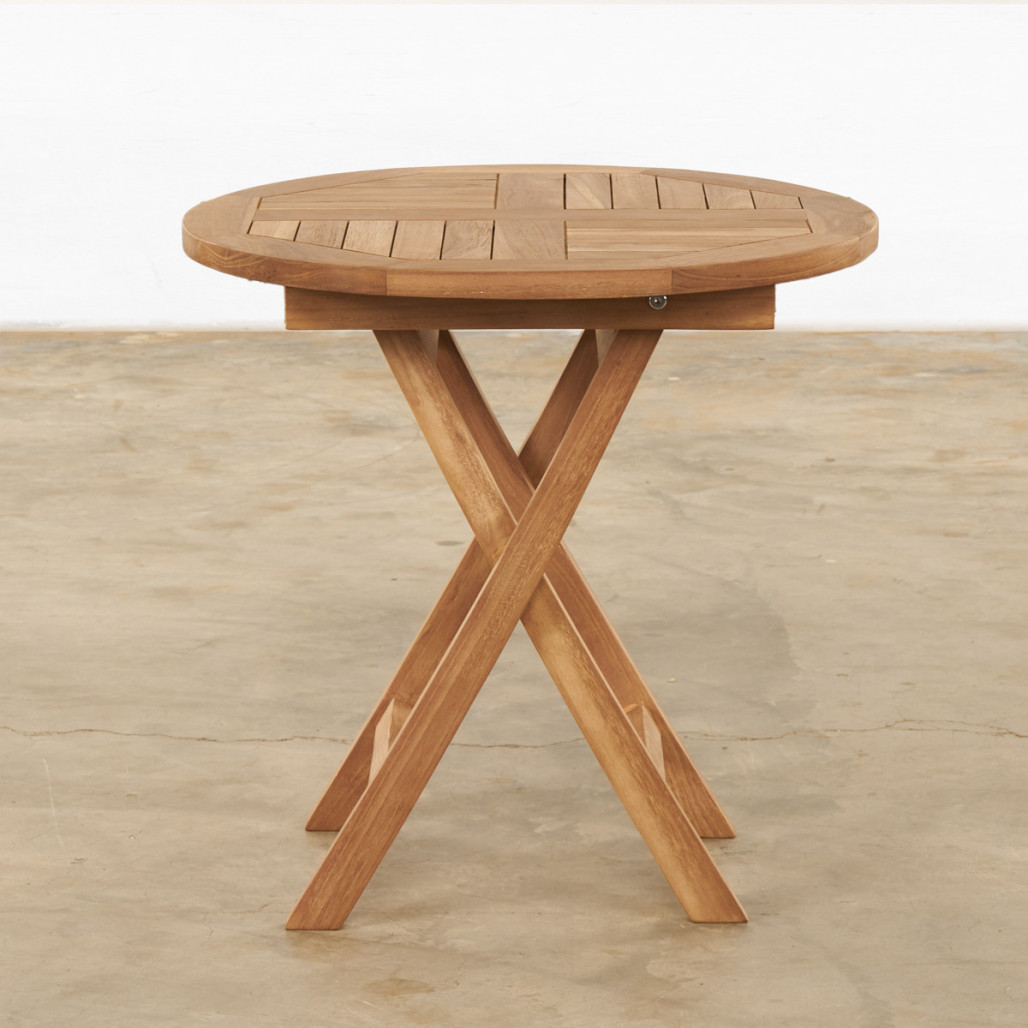 Table basse de jardin en teck massif Onora