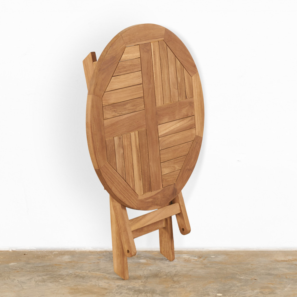 Table basse de jardin en teck massif Onora