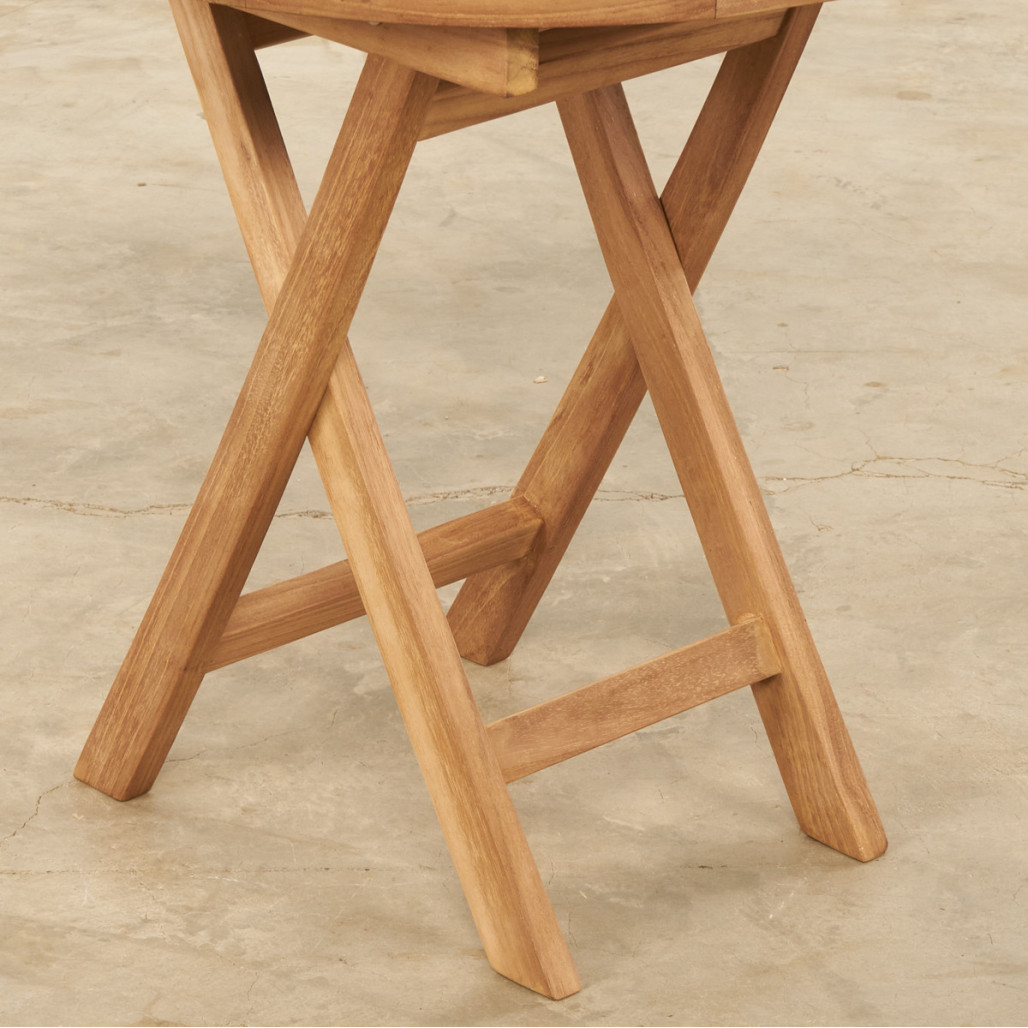 Table basse de jardin en teck massif Onora