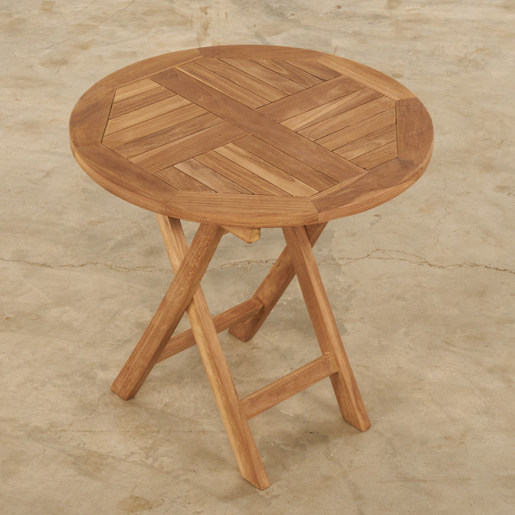 Table basse de jardin en teck massif Onora