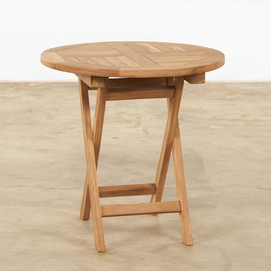 Table basse de jardin en teck massif Onora