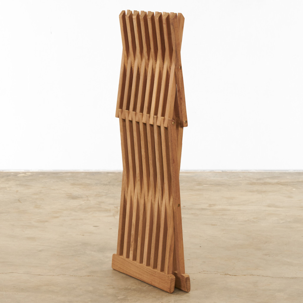 Table basse de jardin en teck  pliante Fish Table basse de jardin en teck  pliante Fish