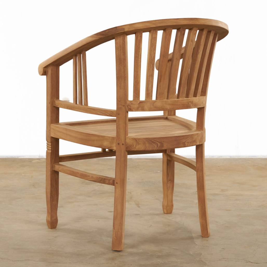 Fauteuil de jardin en teck Romane Fauteuil de jardin en teck Romane