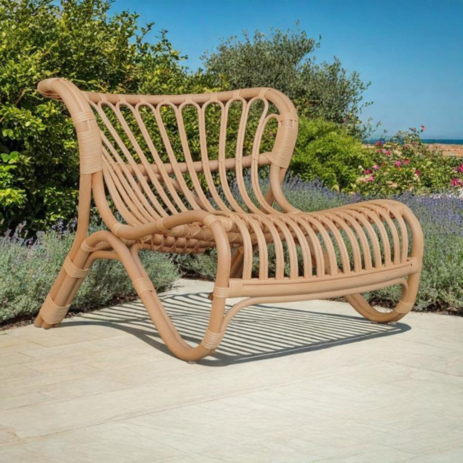 Fauteuil de jardin en rotin Soho