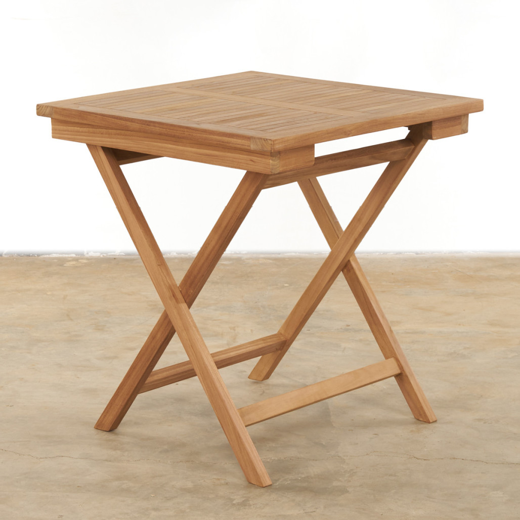 Ensemble table et 2 chaises de jardin en teck Harry Ensemble table et 2 chaises de jardin en teck Harry