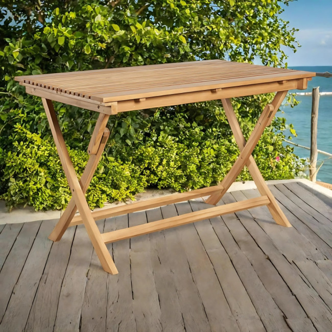 Table de jardin pliante 120 cm Janis