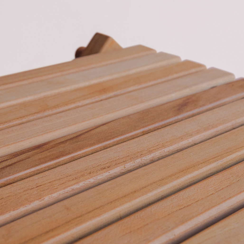 Table basse de jardin en teck gris Relax – Wanda Collection Table basse de jardin en teck gris Relax – Wanda Collection