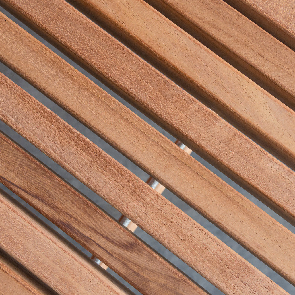 Table basse de jardin en teck blanc Relax Table basse de jardin en teck blanc Relax