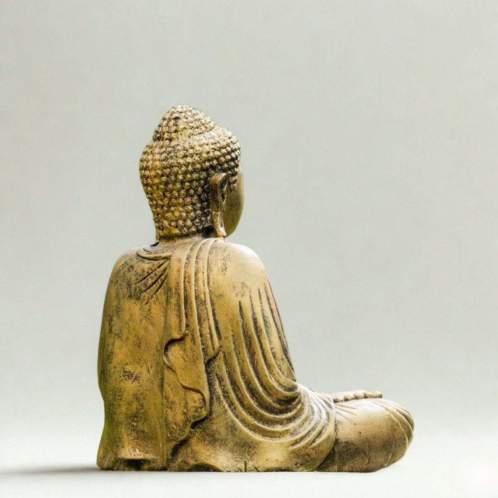 Statue Bouddha doré | Décoration zen intérieure Statue Bouddha doré | Décoration zen intérieure
